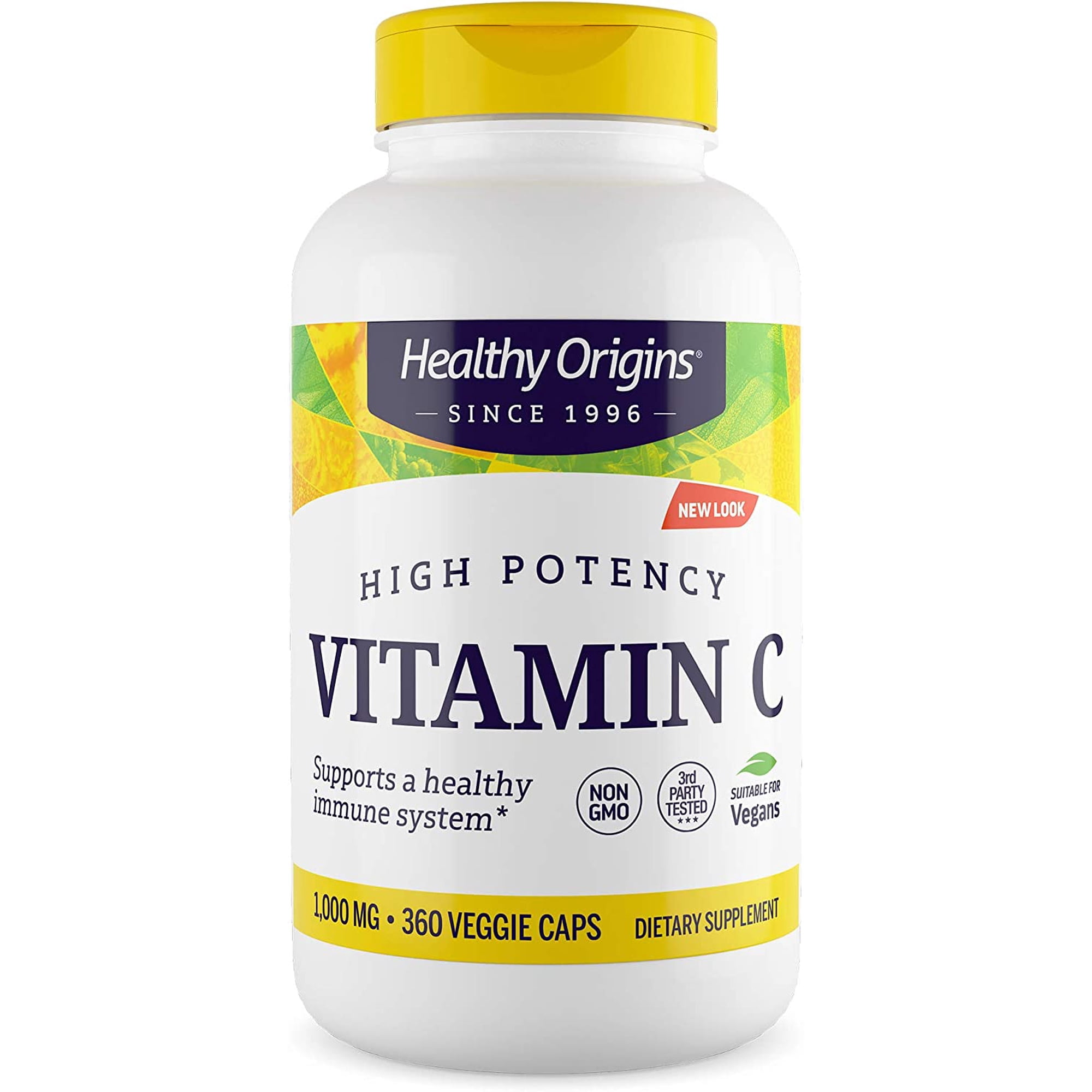 Healthy Origins Vitamin C, 1,000 mg, 360 Veggie Caps