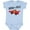 AE-Light Blue, variant on Born to Race Red Race Car Boys or Girls Baby Bodysuit