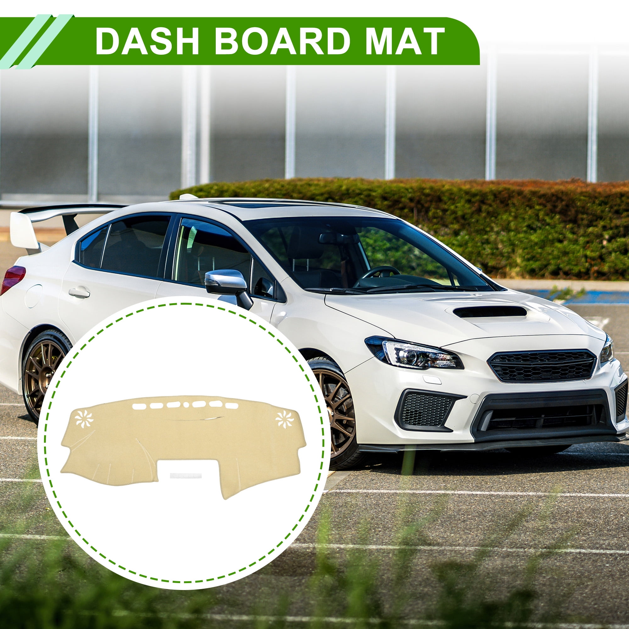 Dashboard Cover for Toyota Camry 2007-2011 Non-Slip Interior Dash Cover Mat Polyester Silicone