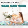 thumbnail image 5 of Foldable   Mat,  Large, , Waterproof Activity Playmats for Babies, Education for Infant, Non-Slip Double Sided (79”x71” 0,4in Olive) boy and Girl, 5 of 7
