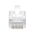 thumbnail image 4 of RJ45 (8P8C) Connectors Telephone Modular Plug for Stranded Flat Wire (100 Pack), 4 of 4