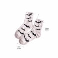thumbnail image 3 of Meltox Womens Halloween Fuzzy Crew Socks Mid Calf Coral Fleece Plush Soft Indoor Lounge Socks For Autumn Winter Khaki One Size, 3 of 6
