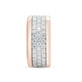 thumbnail image 4 of AFFY 1.75CT Moissanite Diamond 3-Row Eternity Stackable Wedding Band Ring for Women 10K Rose Gold-8, 4 of 8