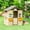 Natural#0, variant on Outdoor Play Equipment Kids Wooden Sandbox, Children Sand Play Station Outdoor, with Adjustable Height Cover, Bottom Liner, Seat, Plastic Basins, Boys and Girls, for Backyard, Beach, Lawn,Backyard Pl