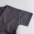 thumbnail image 5 of Zpanxa T-Shirts pour Garçons Couleur Unie Été Mince Manches Courtes Décontracté Col Rond Haut avec Coton 2 Ans, 5 of 5
