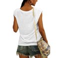 thumbnail image 2 of Dellytop Womens Cap Sleeve Casual Loose Fit Basic Tank Tops, 2 of 3
