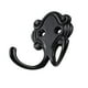 thumbnail image 1 of Percheros de pared Percheros de metal negro resistentes Percheros de pared dobles para colgar abrigos, toallas, llaves, gorros, tazas, bolsos y bufandas, 1 of 1