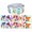 Multi-color, variant on Soimoi 40Pcs Japanese Print Precut Fabrics Strips Roll Up 1.5 inches Cotton Jelly Rolls For Quilting - Multicolor