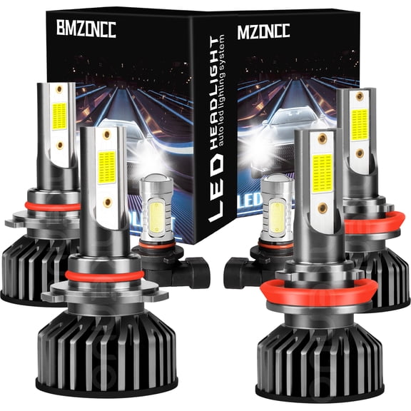 BMZONCC for Lexus IS250 IS350 2006 2007 2008 2009 6x 6000K LED Headlight   Fog Light Bulbs