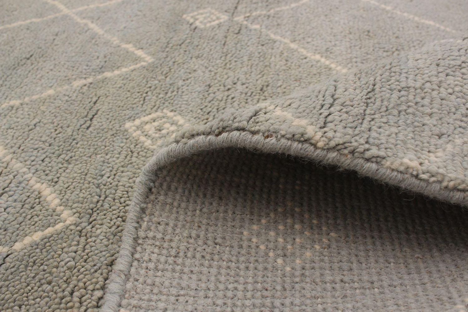 ECARPETGALLERY 5'1" x 7'11" Moroccan Tangier Hand-knotted Area Rug for Living Room, Dining Room and Bedroom in Grn