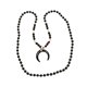 thumbnail image 2 of Jumpingount Collares simples Vintage ágata negra colgante gargantilla moda suéter largo cadenas cuentas redondas joyería niñas encanto regalos Accesorios de disfraces Jumpingount AP014781-00, 2 of 6