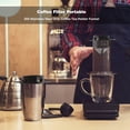 thumbnail image 4 of Cafetera de acero inoxidable sin papel de filtro para viajes y acampadas, 4 of 8
