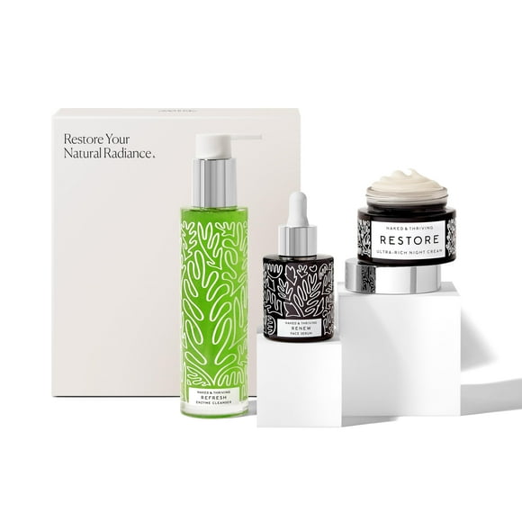 Crema de noche ultrarrica Skincare Set Naked & Thriving Restore