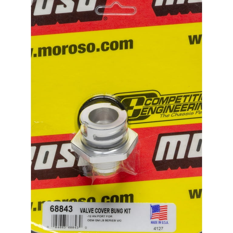 Moroso 12AN Male Valve Cover Fitting for GM LS Moroso 12AN Male Valve Cover Fitting for GM LS