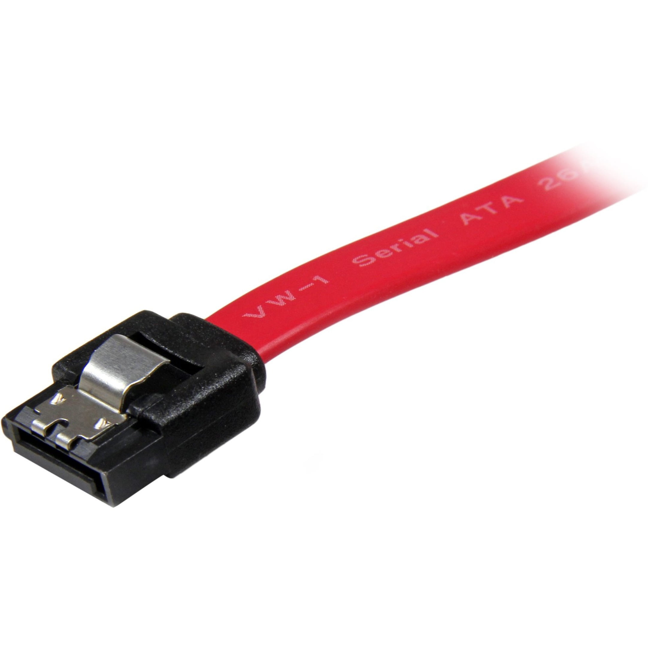 StarTech 8 Inch Latching SATA to SATA Cable