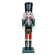 thumbnail image 5 of Escultura de soldado cascanueces para decoración navideña, recuerdo de fiesta Verde, 5 of 7