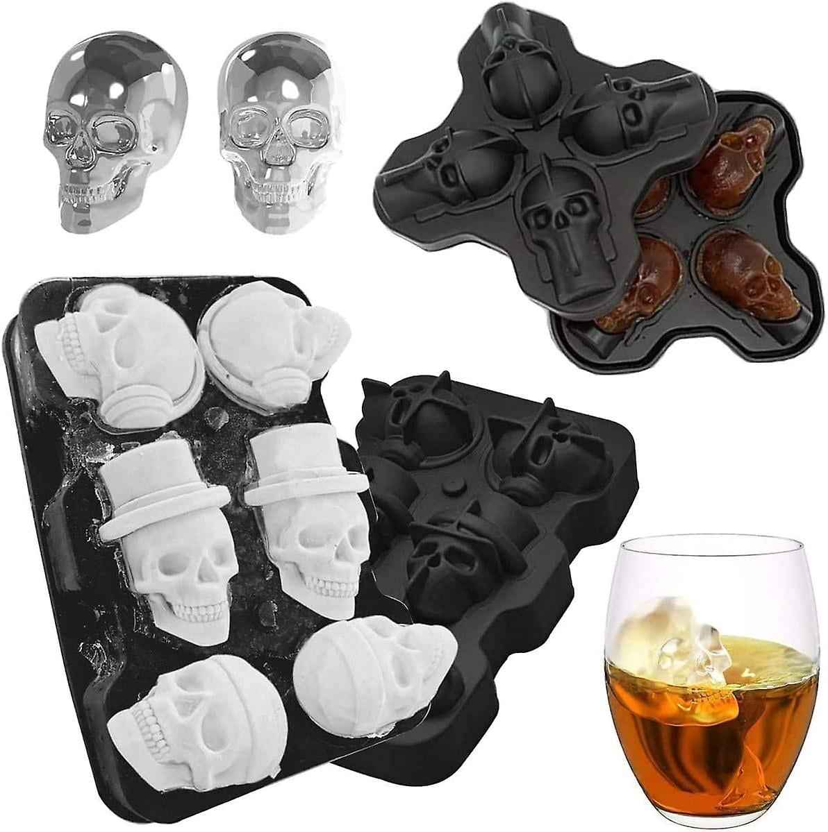 Molde de silicona para cubitos de hielo con forma de flor 3D, bandeja para cubitos de hielo con tapa, fabricante de bolas de hielo para cóctel, zumo, whisky, utensilio de cocina - AliExprs 15