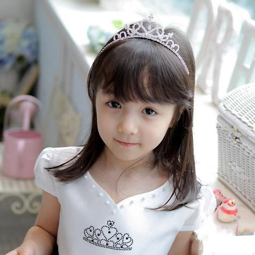Princess Hairband Child Party Bridal Crown Headband Crystal Diamond Tiara  $TCA 