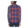 thumbnail image 2 of ORIGINAL PENGUIN Mens Red Plaid Long Sleeve Classic Fit Button Down Casual Shirt XL, 2 of 4