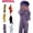 Black, variant on Big Mouth Monster Onesie Pajamas, Unisex Adult Silly Pajamas Plush One Piece Cosplay Suit Loungewear