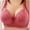Red, variant on Gymayou Full Coverage Cotton Wireless Bra for Older Ladies No Underwire Comfort Support Bra Breathable Side Shaping Bras Beige L