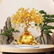 thumbnail image 4 of Árbol de la Riqueza Dorado, Árbol de la Fortuna, Decoración para Inauguración de Regalos, Soporte Metálico con Ruedas, Base de Madera, Diseño de 2 Niveles, Plegable y Portátil, Duradero,, 4 of 8