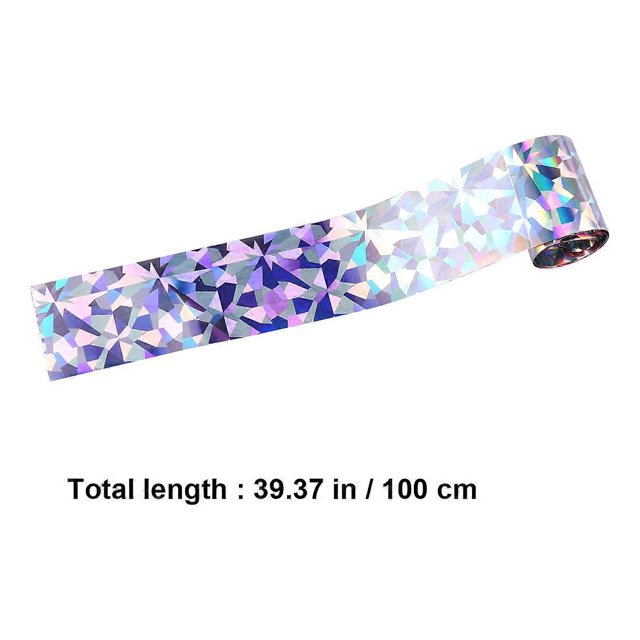 Nail Art Decals Colorful Nail Foil Transfer Stickers for Women 10 Rolls Set