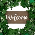 thumbnail image 4 of Northlight Shamrock Welcome St. Patrick's Day Twig Wreath - 20" - Unlit, 4 of 6