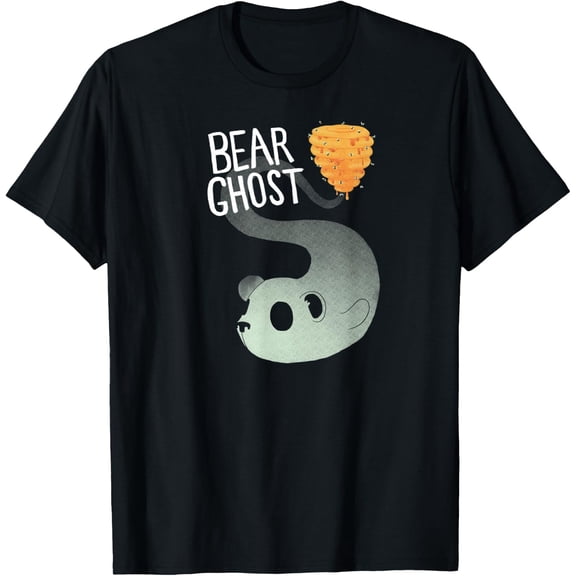 Bear Hive Bear Ghost T-Shirt BLACK Unisex S-5XL Hot Trending Shirt, Vintage Birthday Gift