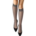 thumbnail image 1 of Cindy - Medias calcetín hasta la rodilla para mujer (1 par) (Gris tormenta), 1 of 2