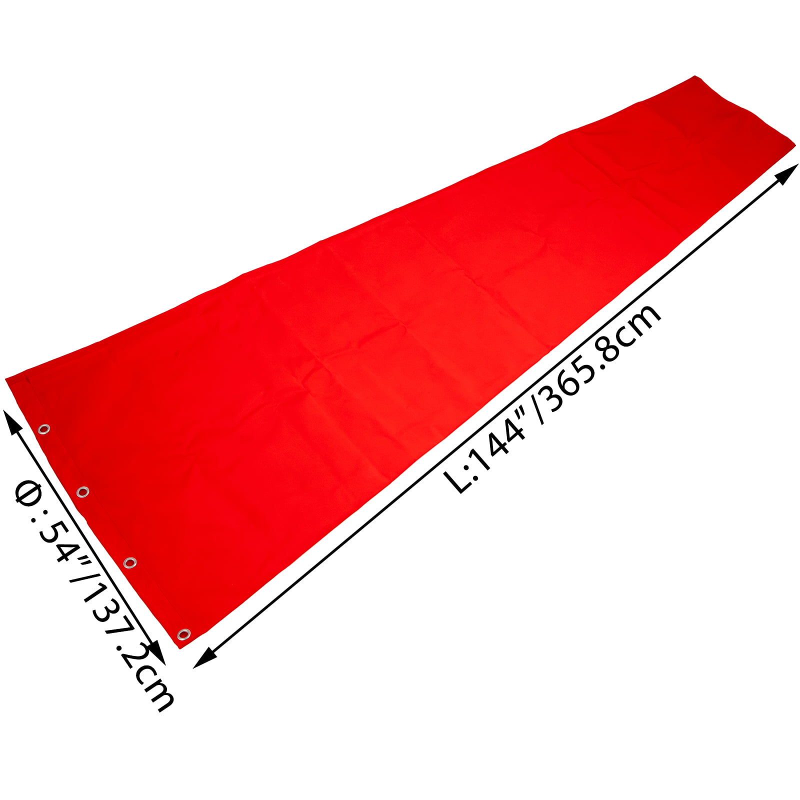 Aviation Wind Sock Orange Red Details about  / Airport Windsock Wind Direction Sock 8 x 36 Inch