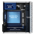 thumbnail image 3 of Gabinete XTREME PC GAMING Zero Mini Torre 3 Fan ARGB 600W Blanco CXTGI730WT, 3 of 6