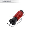 thumbnail image 3 of Unique Bargains 1 Set Universal Car Signal Antenna 4.72" Bling Rhinestone Polished Finish Antenna for Decoration Aluminum Alloy Material Red 1.50", 3 of 6
