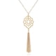 thumbnail image 3 of Collar de cadena Minnieouse Ajustable Largo Elegante con Colgantes de aleación Oro Plata, 3 of 6