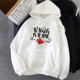 thumbnail image 2 of Sudadera con capucha y manga larga suelta, divertida, vintage, para mujer Fridja  ghj987+6064, 2 of 8