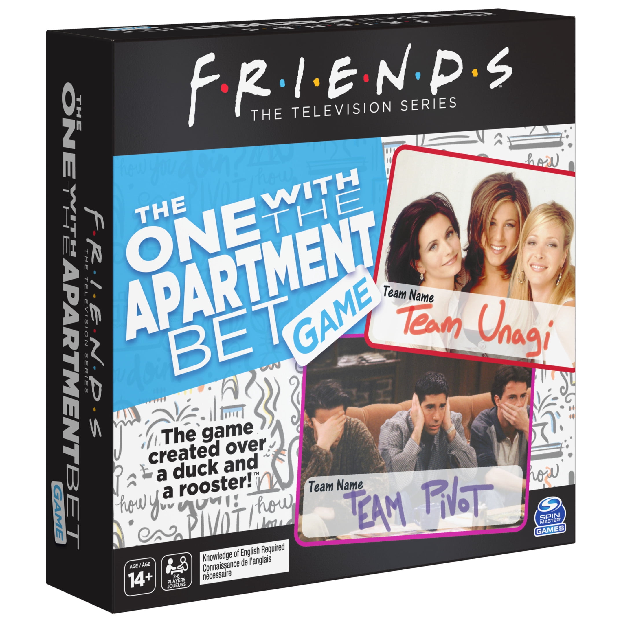 Friends TV Show, The One with the Apartment Bet Party Game, for Adults and Teens Ages 14 and up