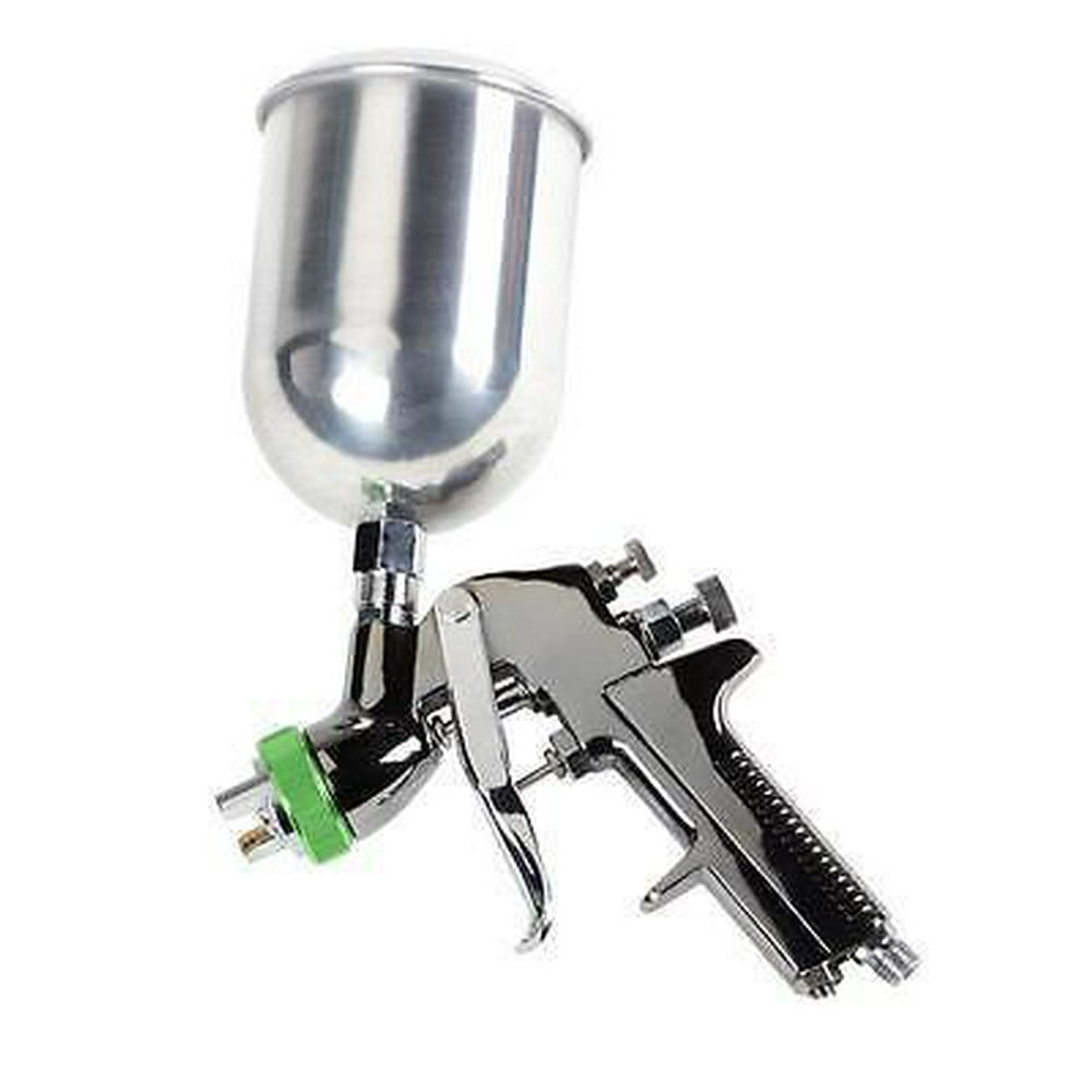 HVLP Gravity Feed Top Air Fed Paint Spray Spraying Gun Sprayer Tool W/3