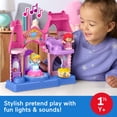 thumbnail image 2 of Fisher-Price Little People DISNEY Princess Shimmer & Glow Dress Shop Toddler Playset & 2 Figures, 2 of 6