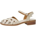 thumbnail image 2 of Latrodar Sandales Plates pour Femmes Sandales Confortables pour Femmes Course Confort Élastique Sandales de Plage Boucle Bout Rond Chaussures Talon Bas (1 Pouces-2 Pouces) Sandales Solides pour Cadeaux d'Anniversaire pour Femmes, 2 of 5