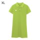 thumbnail image 1 of Vestido de mujer de manga corta, ajustado, bordado, vestido informal transpirable, verde, XL sidaley AP001476-07B, 1 of 7
