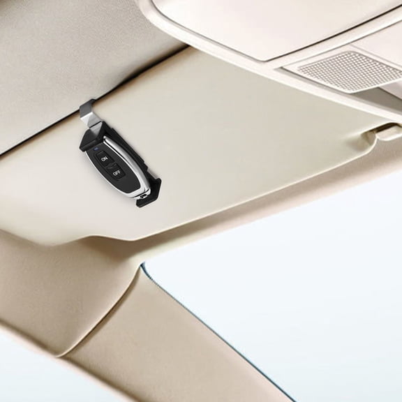 2pcs Garage Door Remote Holder Car Sun Visor Clip Adjustable Length Remote Control Mount