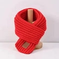 thumbnail image 4 of Splozh Winter Scarf Toddler Children's Scarves Warm Scarves Girls' Thick Scarves Knitted Boys and Girls Baby Scarves Autumn and Winter Red,One Size, 4 of 4