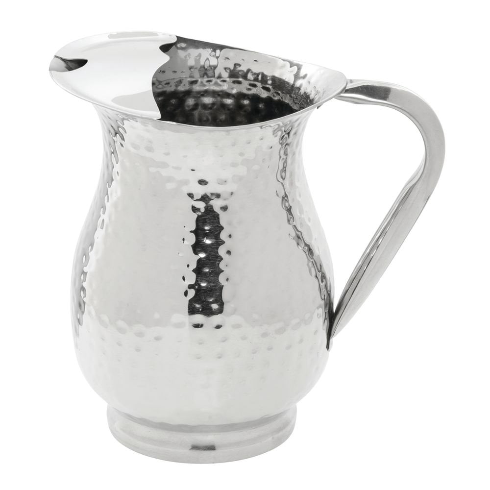 HUBERT® Stainless Steel Water Pitcher with Ice Guard 48 Ounce