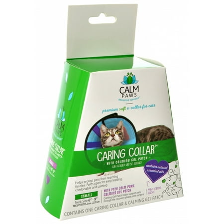 Calm Paws Caring Collar with Calming Gel Patch for Cats - X-Small - 1