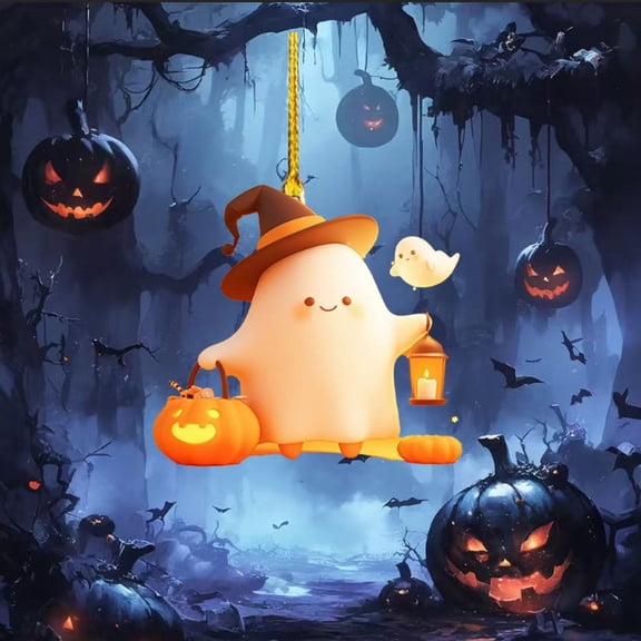 Wall Hangs,Cute Halloween & Pumpkin Doll Car Hanging Decor Adorable Plush Car Accessories For Halloween Home Kids Room Festive Decorations