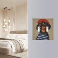 thumbnail image 4 of Yayeee Toggle Light Switch Wall Plate 2-Gang 4.56"x4.48" Decorative Outlet Cover, Dog Artist, 4 of 7