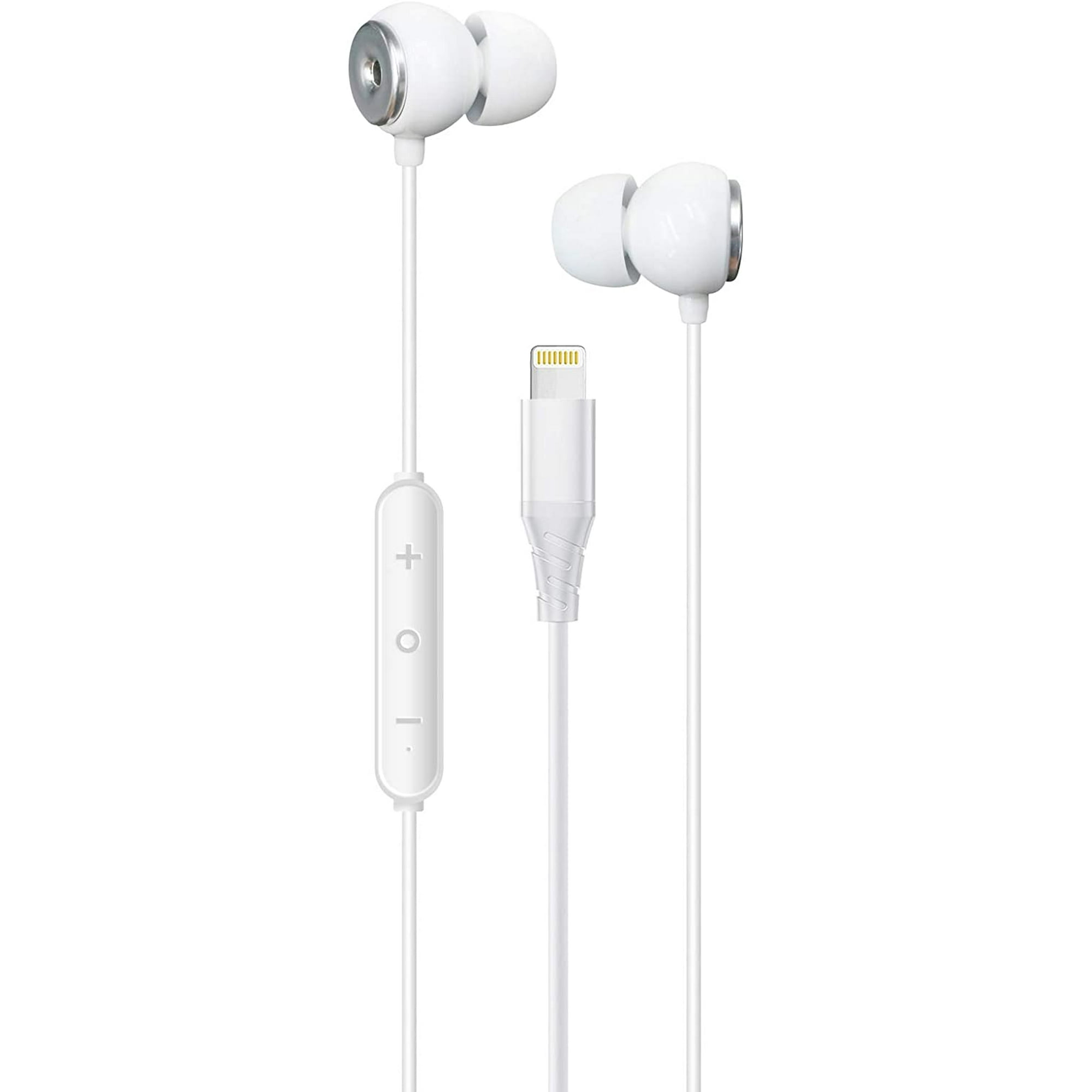 Realm Lightning Earbuds for iPhone Apple MFi Certified Headphones with  Lightning Connector in Ear Headphones with Built | Walmart Canada