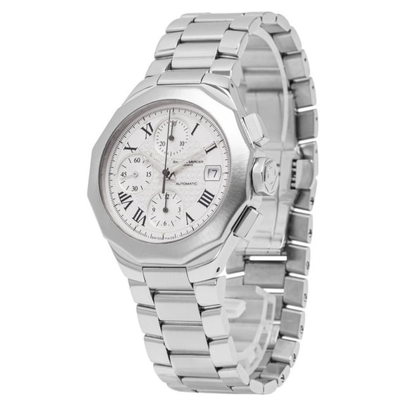 Baume et Mercier Riviera Men's Silver Dial Automatic Watch MOA8625
