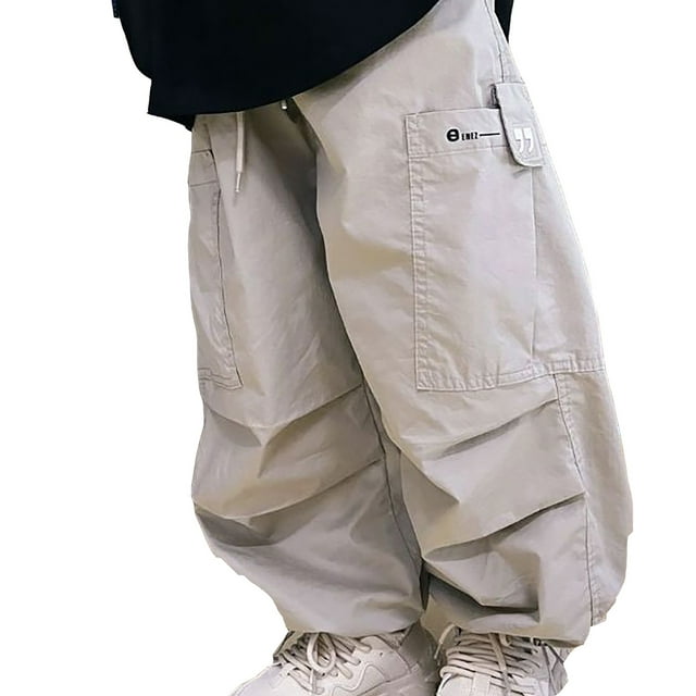 Pantalons pour Garçons Salopettes Mode Enfants Pantalons Décontractés Amples Automne Pantalons Cargo