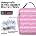 thumbnail image 2 of Elephant Insulated Lunch Box Men Reusable Lunch Tote Bag with Water Bottle Holder Lunch Box Containers Picnic Travel, 2 of 6